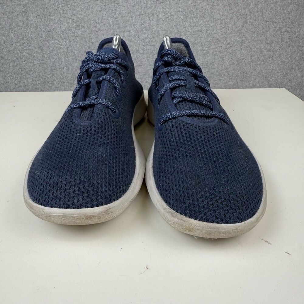 Allbirds Men's Size 9 Tread Runner Blue Canvas Athletic Sneakers Shoes - Picture 8 of 8